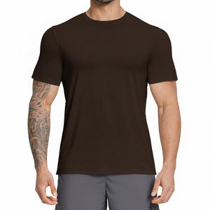 Men's breathable sports short-sleeve shirt in multiple colors
