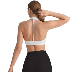 HIGH ELASTIC QUICK-DRY WORKOUT SPORTS BRA WITH CHEST PAD