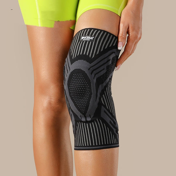 SILICONE SPRING COMPRESSION KNEE BRACE
