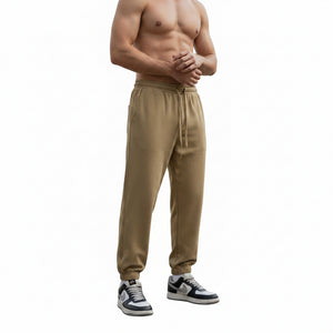 Men's elastic anti-wrinkle casual pants in tapered fit