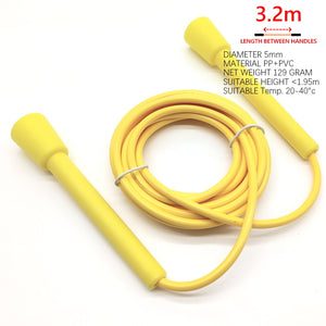 Cold-resistant thick TPU skipping rope in various colors for fitness workouts