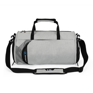 Men's waterproof sports training bag in black and grey, large and small sizes