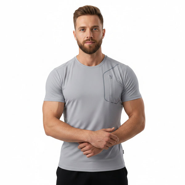 MEN'S QUICK-DRYING SHORT-SLEEVE NYLON T-SHIRT