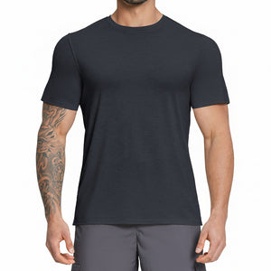 Men's breathable sports short-sleeve shirt in multiple colors