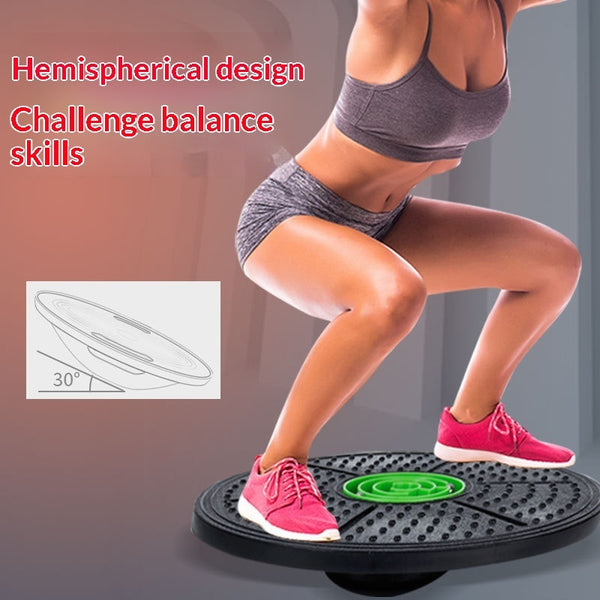 Round yoga balance board fitness balance disc in multiple colors and styles