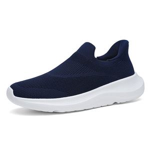 Men's breathable casual sports shoes in multiple colors with mesh upper and soft sole
