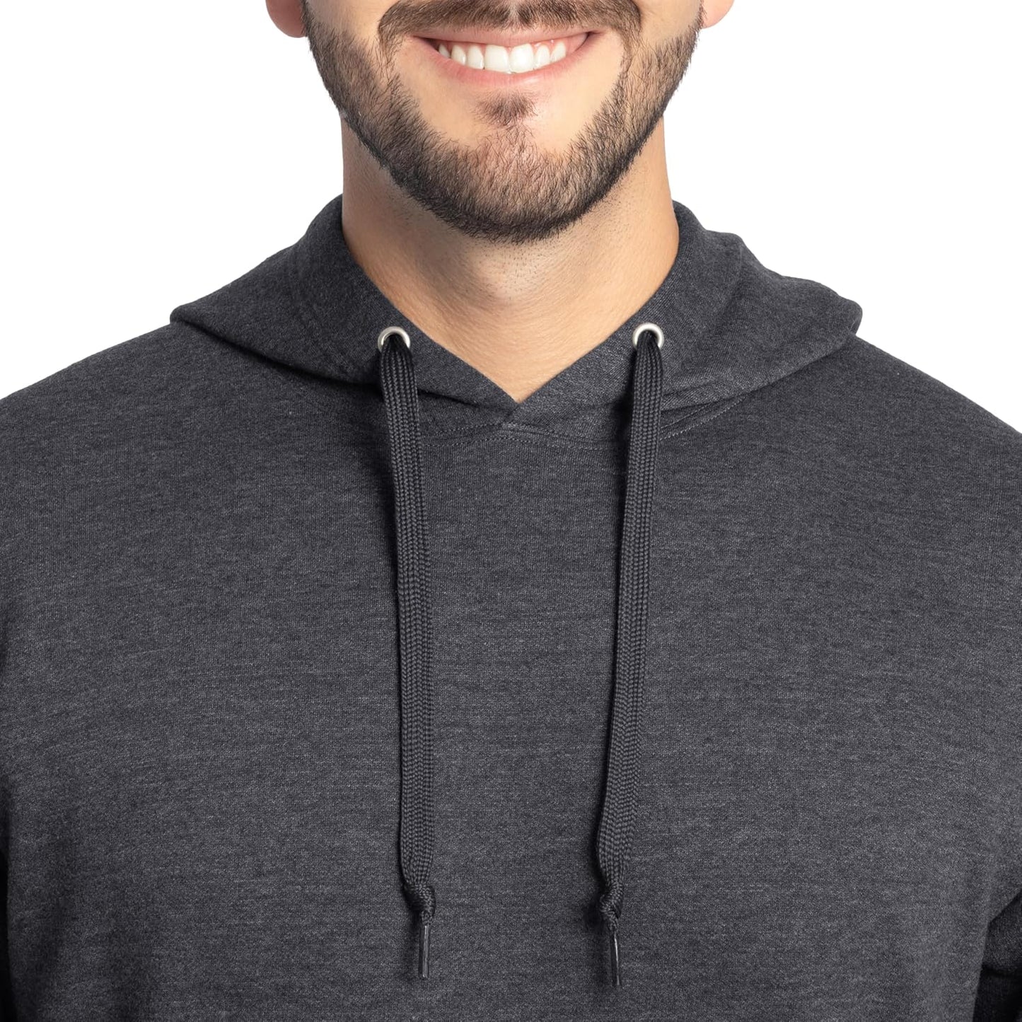 Men's Eversoft Fleece Hooded Pullover Sweatshirt, Moisture-Wicking and Breathable