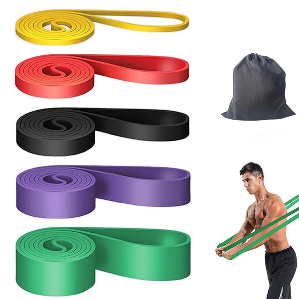HEAVY DUTY RESISTANCE BANDS SET FOR FITNESS WORKOUTS