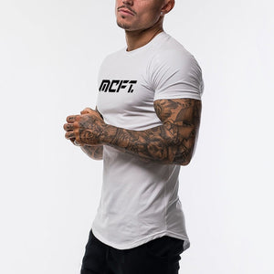 Men's Korean style short sleeve t-shirt available in multiple colors