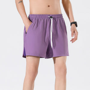 Men's breathable sports casual shorts available in multiple colors