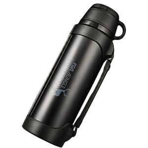 LARGE INSULATED STAINLESS STEEL WATER BOTTLE WITH HANDLE