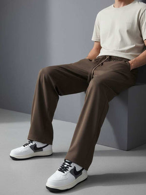 Men's casual stretch anti-wrinkle pants in various views