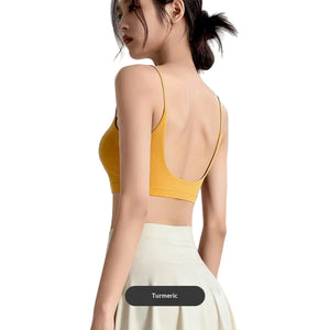 Womens back-enhancing one-piece camisole bra in multiple colors and sizes