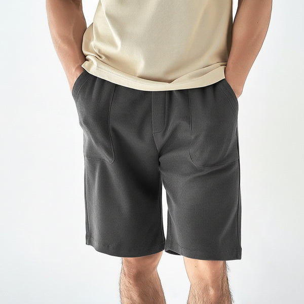 MEN'S COTTON DRAWSTRING SPORTS SHORTS
