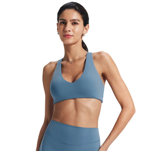 Push-up shock-proof yoga bra for women in multiple colors and sizes