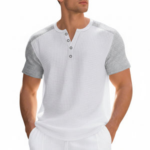 Men's loose fit casual short sleeve t-shirt in various colors