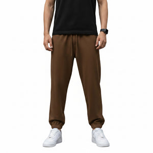 Men's high elasticity anti-wrinkle casual pants in tapered fit