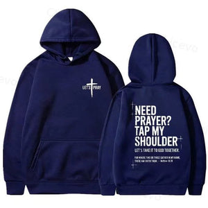 Men's casual hooded pullover sweatshirt in various colors and sizes