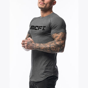 Men's Korean style short sleeve t-shirt available in multiple colors