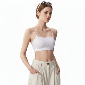 Womens back-enhancing one-piece camisole bra in multiple colors and sizes