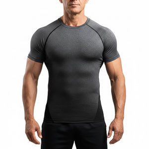 Men's quick drying short sleeve workout t-shirt in various colors