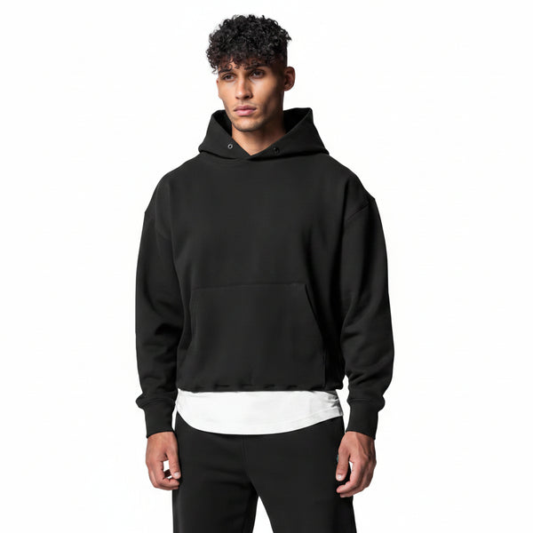 MEN'S COTTON HOODED TRAINING SET WITH SWEATPANTS