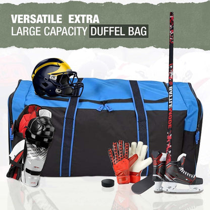 Durable Heavy-Duty Multi-Pocket Sports Gym Duffel Bag for Travel