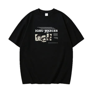 Men's short-sleeve loose fit cotton t-shirt in various colors