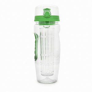 BPA FREE FRUIT INFUSER JUICE SHAKER WATER BOTTLE 32OZ