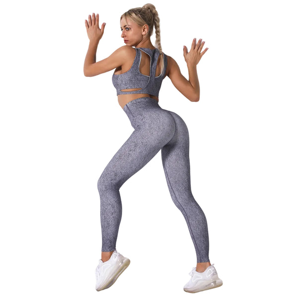 SPORTS YOGA BRA AND PANTS WORKOUT SET