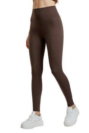Women's performance sports leggings in multiple earth tone colors