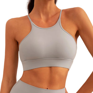 Sleeveless sports fitness back-shaping bra in multiple colors and sizes