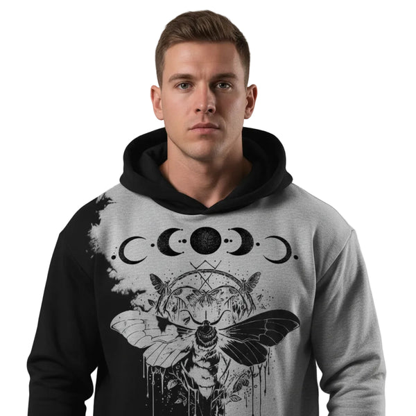 DIGITAL PRINTING FLEECE PULLOVER