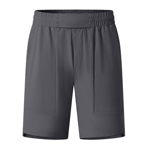 Men's quick-dry ice silk summer shorts in various colors for fitness and running
