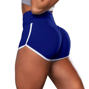 Plus size women high waist hip lifting workout shorts in various colors