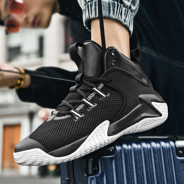 HIGH-TOP WEAR-RESISTANT SHOCK ABSORPTION SPORTS CASUAL SHOES
