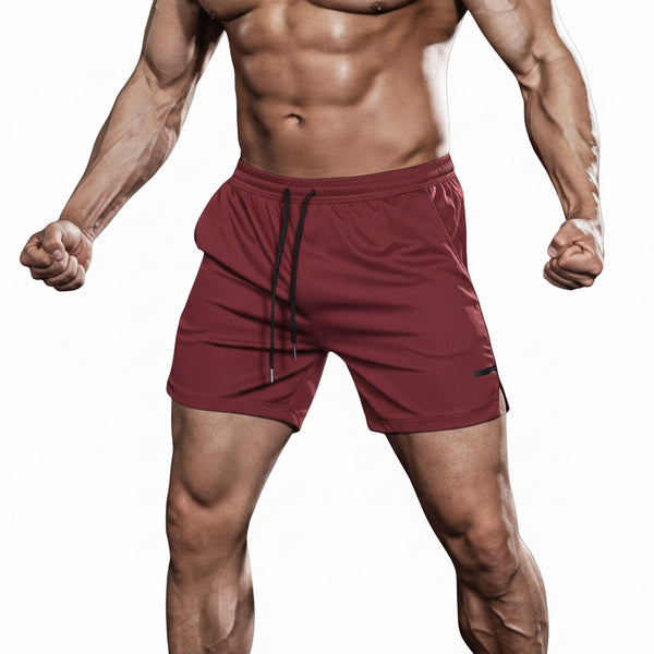 MEN'S RUNNING TRAINING MESH FITNESS SHORTS