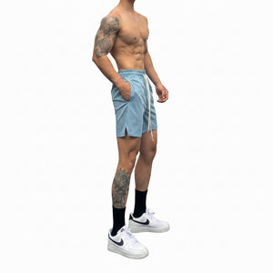 Ice silk quick-drying double-layer men's shorts in various colors