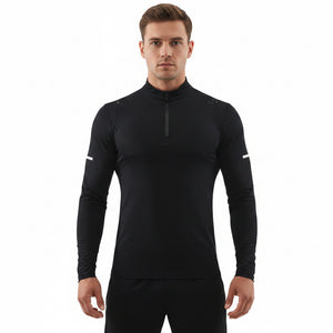 Men's quick-dry long sleeve training t-shirt in various colors