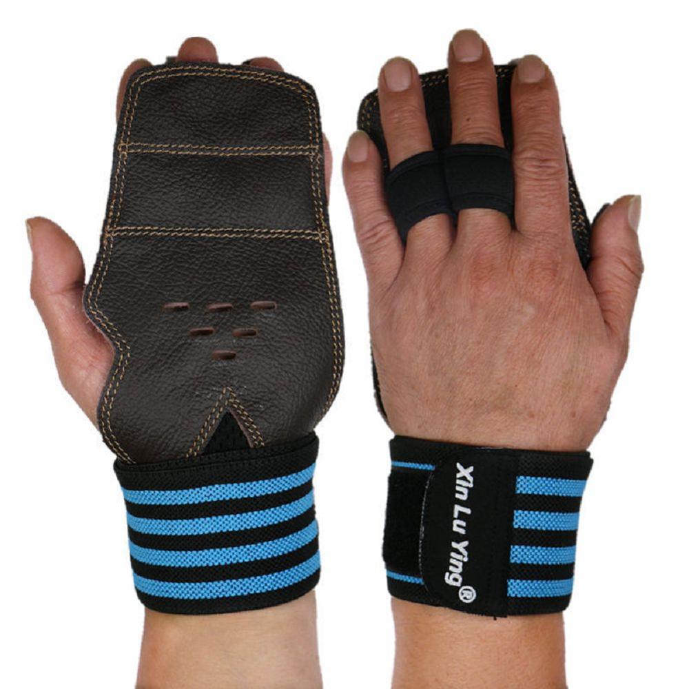 Wrist booster strap non-slip gym gloves in various colors and sizes