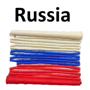 Adjustable bamboo handle skipping rope with soft beads in various colors