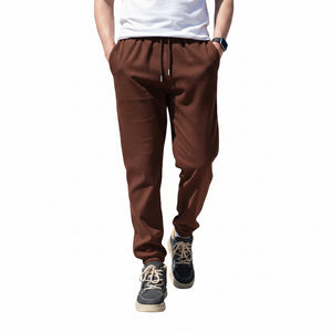 Men's high elasticity anti-wrinkle casual pants in tapered fit