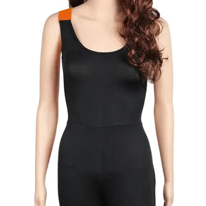 Women's yoga workout fitness jumpsuit in multiple colors with strapped back design