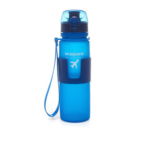 Portable soft silicone sports water bottle in multiple colors and sizes