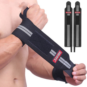 Adjustable fitness wristband compression bandage in various color options