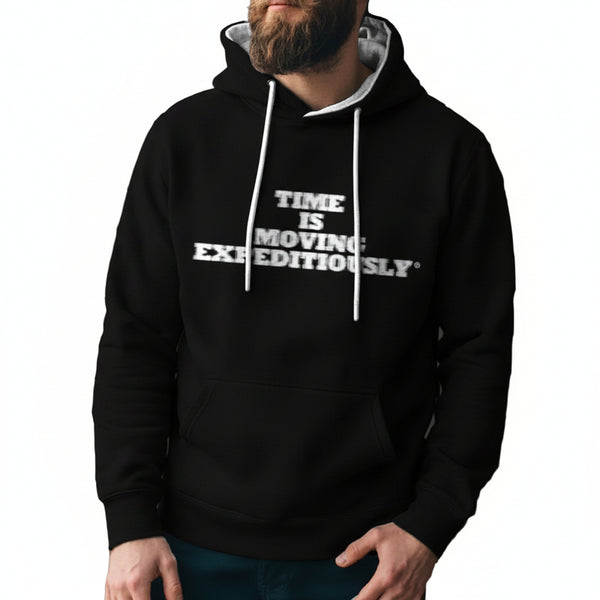 MEN'S CASUAL SOLID COLOR HOODIE SWEATSHIRT