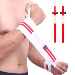 Adjustable fitness wristband compression bandage in various color options