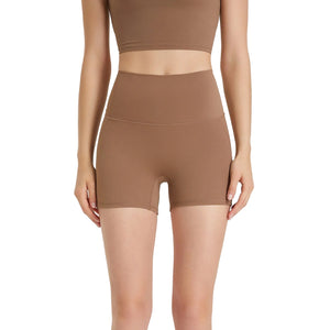 Women's breathable high waist sports hot pants in multiple colors