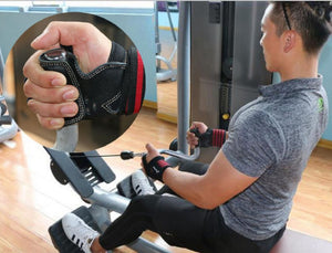 Wrist booster strap non-slip gym gloves in various colors and sizes