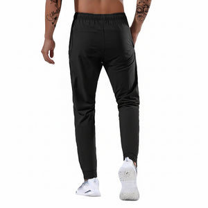 Men's jogging sports pants in black, gray, khaki, and blue colors